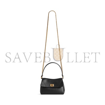 BALENCIAGA WOMEN'S RODEO BAG WITH CHAIN NANO IN BLACK 8194292ABKX1000 (16*9.9*4.5cm)