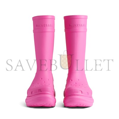 BALENCIAGA WOMEN'S CROCS™ BOOT IN BRIGHT PINK 677388W1S8E5300 BALENCIAGA WOMEN'S CROCS™ BOOT IN BRIGHT PINK 677388W1S8E5300