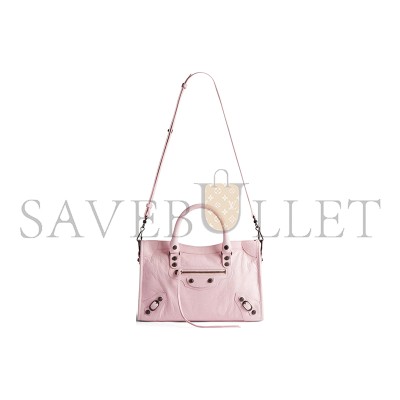 BALENCIAGA WOMEN'S LE CITY BAG SMALL IN LIGHT PINK 8114422ABEK5723 (29.9*19.1*9.9cm) BALENCIAGA WOMEN'S LE CITY BAG SMALL IN LIGHT PINK 8114422ABEK5723 (29.9*19.1*9.9cm)
