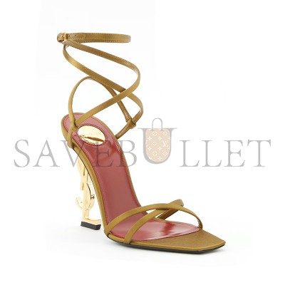 YSL OPYUM SANDALS IN SATIN CREPE