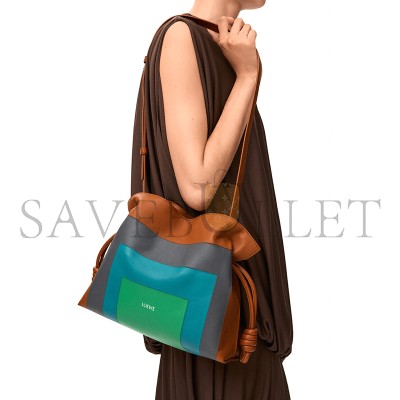 LOEWE MEDIUM FLAMENCO CLUTCH IN NAPPA CALFSKIN A411FC1XDD (30*24.5*10.5cm) LOEWE MEDIUM FLAMENCO CLUTCH IN NAPPA CALFSKIN A411FC1XDD (30*24.5*10.5cm)