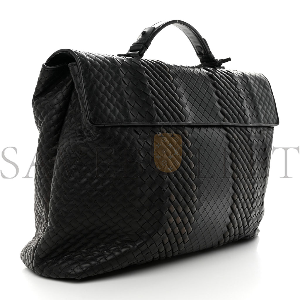 BOTTEGA VENETA INTRECCIATO VN BRIEFCASE BLACK (38*30*10cm)