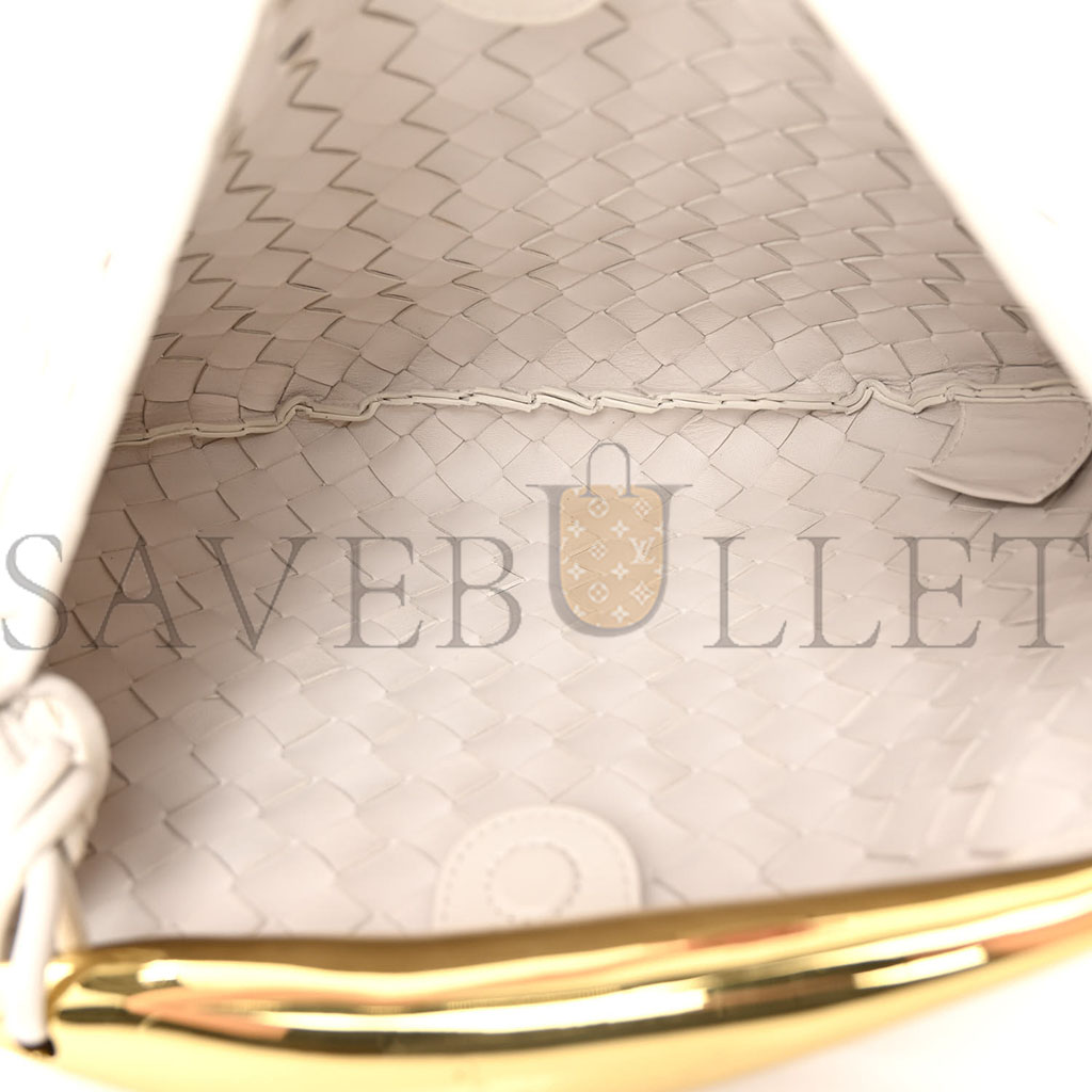 BOTTEGA VENETA NAPPA INTRECCIATO SARDINE BAG CHALK (36*23*3cm)