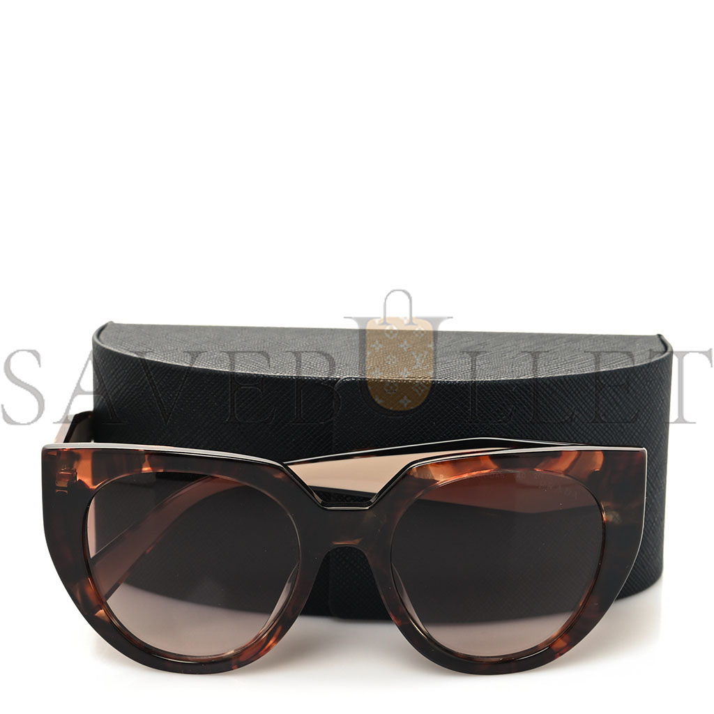 PRADA ACETATE SUNGLASSES SPR 14W TORTOISE PINK