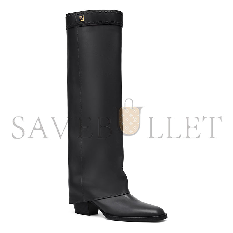 FENDI MINERVA BLACK LEATHER HIGH-HEELED BOOTS MINERVA BLACK LEATHER HIGH-HEELED BOOTS 8W8566NA7F0QA1 FENDI MINERVA BLACK LEATHER HIGH-HEELED BOOTS MINERVA BLACK LEATHER HIGH-HEELED BOOTS 8W8566NA7F0QA1