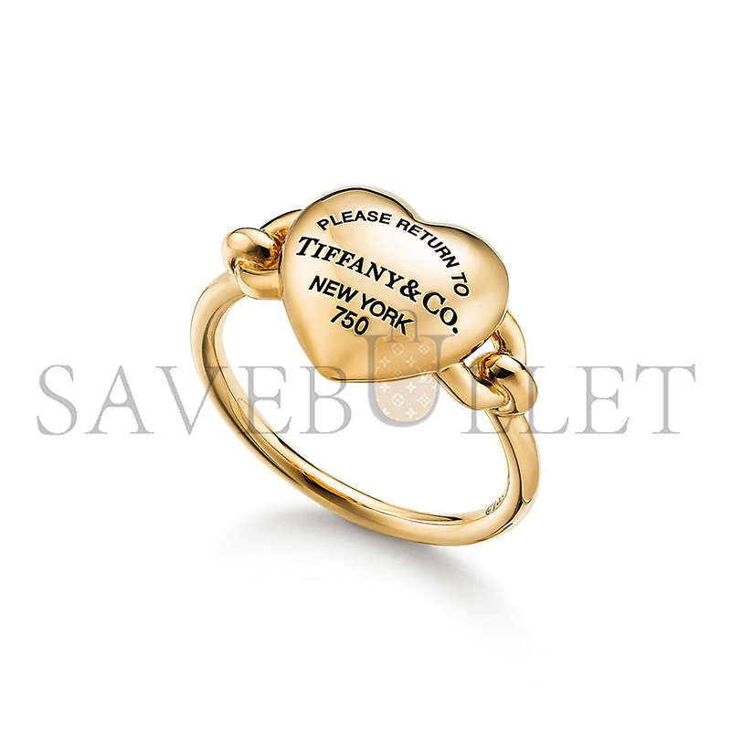 TIFFANY FULL HEART RING IN YELLOW GOLD 73583756