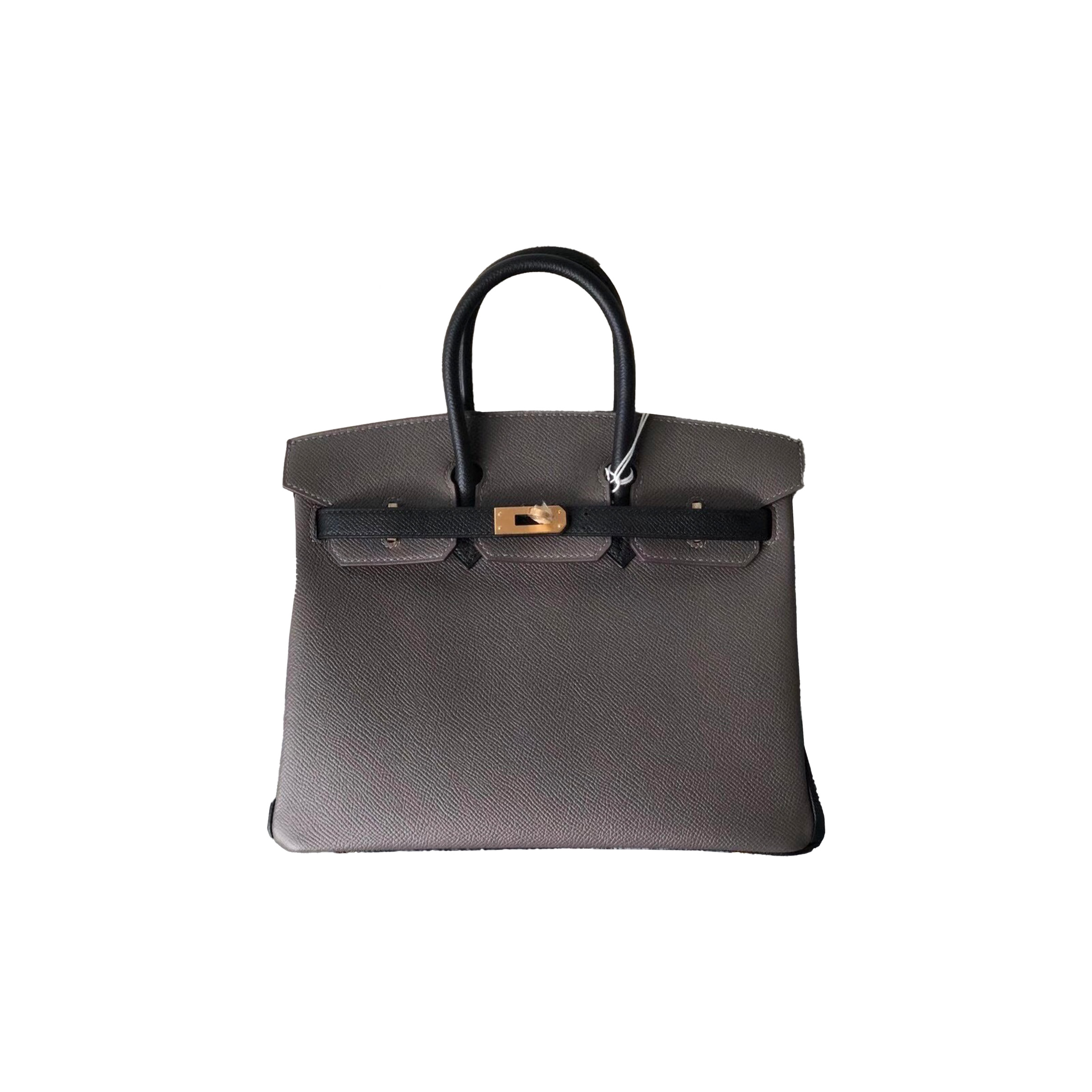 HERMES MASTER BIRKIN 25CM 8F ETAIN PEWTER GREY BK258FEPGPO (25*20*13cm)