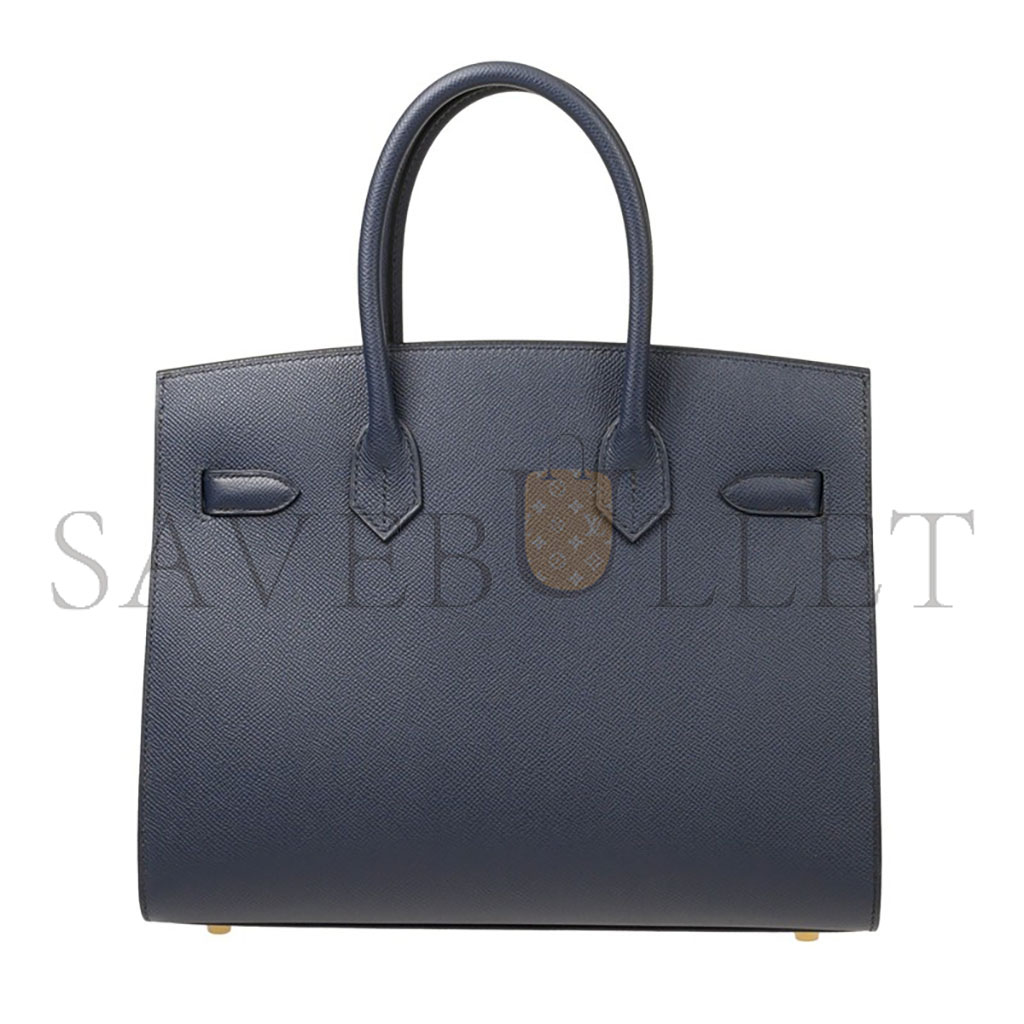 HERMES MASTER BIRKIN 30 TOGO LEATHER BLUE GOLD BUCKLE BAG BK3076EPGPO (30*20*13cm)