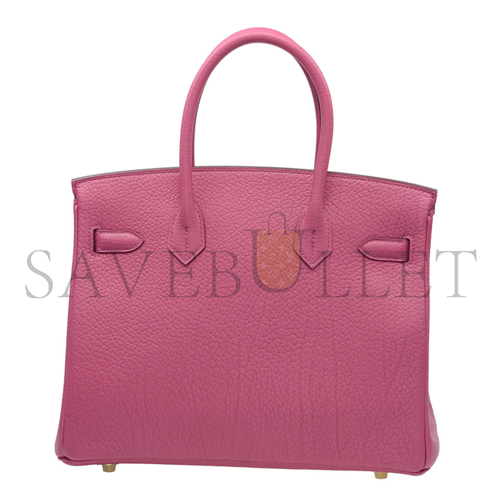 HERMES MASTER BIRKIN 25 TOGO LEATHER PINK BAG BK25X9SWCD (25*20*13cm)