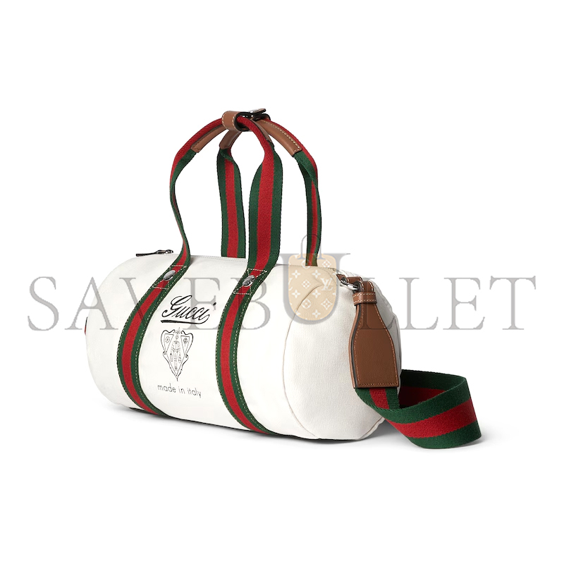 GUCCI SMALL PRINTED CANVAS DUFFLE BAG 816865FAD789042 (30*16*15cm)