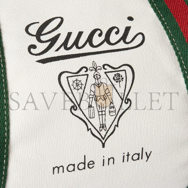 GUCCI SMALL PRINTED CANVAS DUFFLE BAG 816865FAD789042 (30*16*15cm)