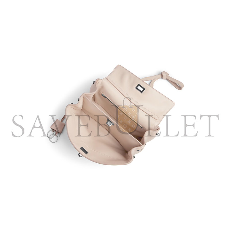 BALENCIAGA WOMEN'S RODEO HANDBAG SMALL IN ALMOND 7897792AA4U2910 (28.9*20*9.9cm)