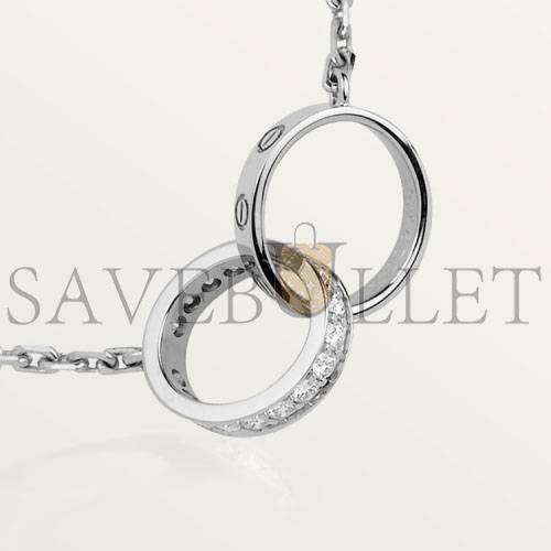 CARTIER LOVE NECKLACE, DIAMONDS  B7013700