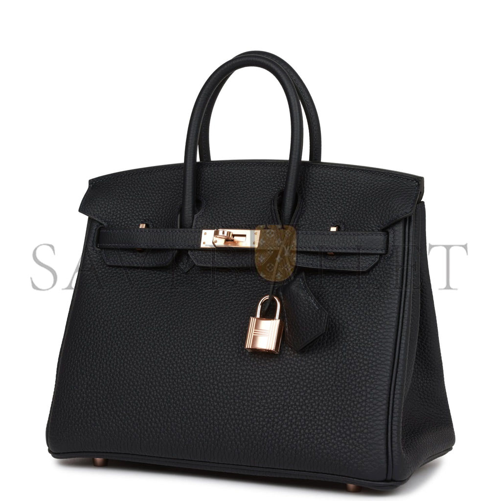 HERMES BIRKIN 25 BLEU SAPHIR LIZARD PALLADIUM HARDWARE HANDMADE (25*19*12.cm)