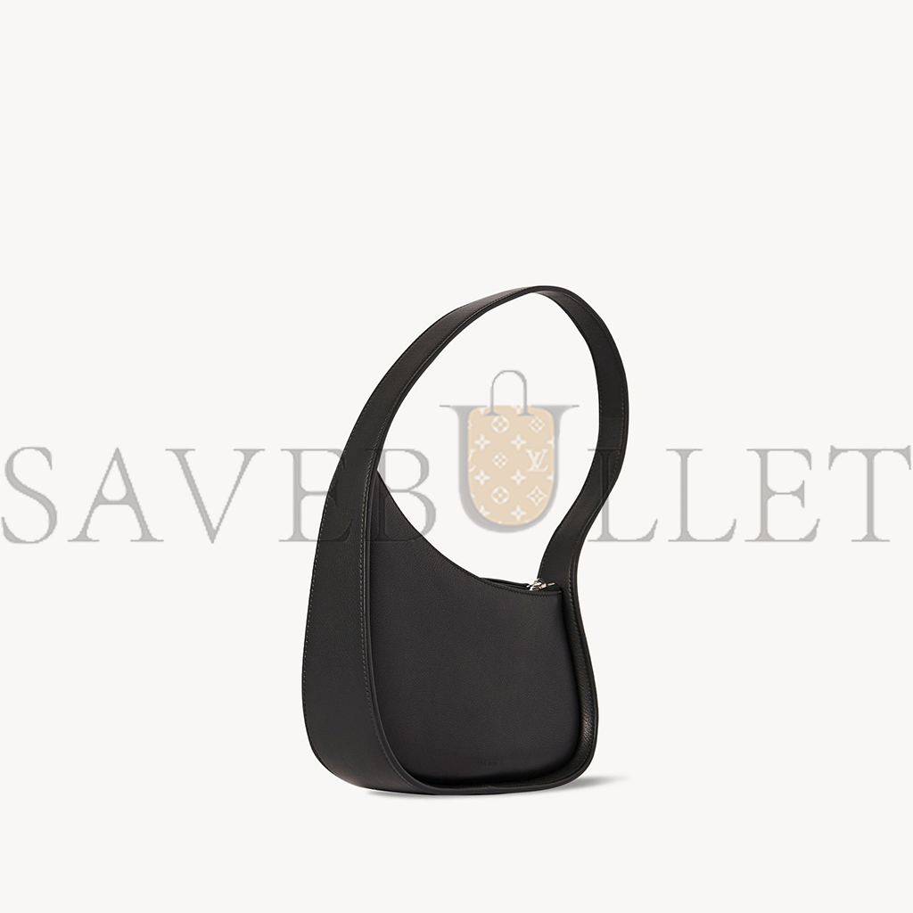 THE ROW HALF MOON BAG IN LEATHER BLACK W1249L52BLPL (34*20*6cm）