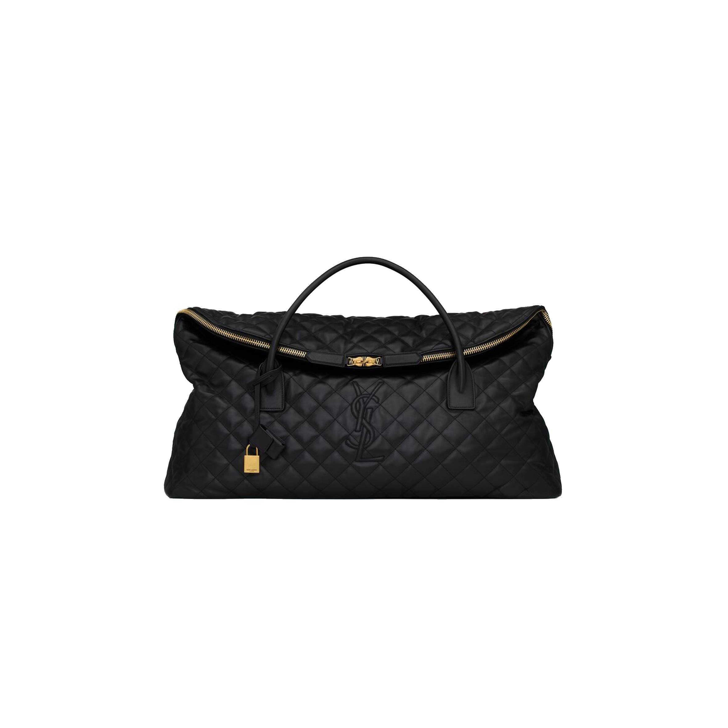 YSL ES GIANT TRAVEL BAG IN QUILTED LEATHER 736009AABK91000 (56*50*19cm)