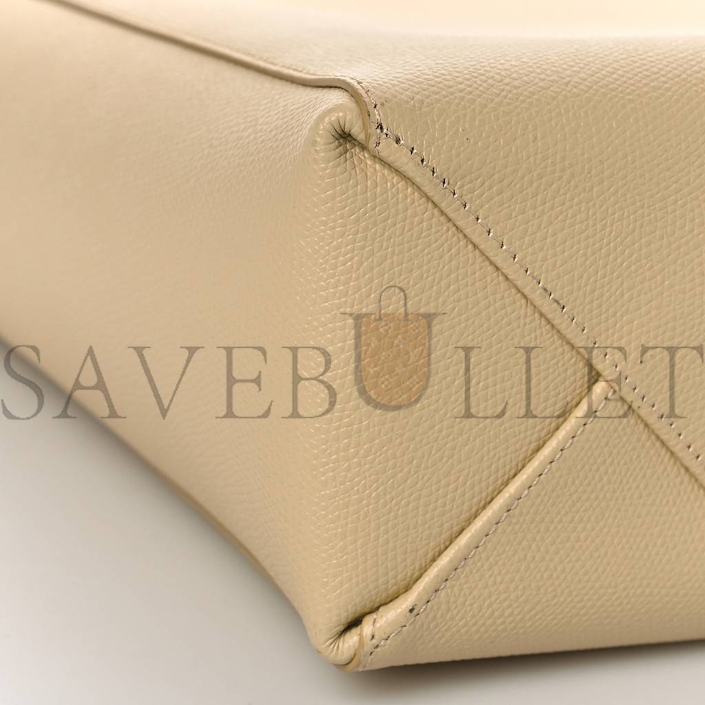 CELINE GRAINED CALFSKIN SMALL VERTICAL CABAS SAND (29*23*10cm)